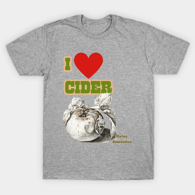 I HEART Cider. Cider and Apple Fan Chant! T-Shirt by SwagOMart